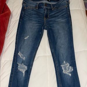 Hollister ripped jeans